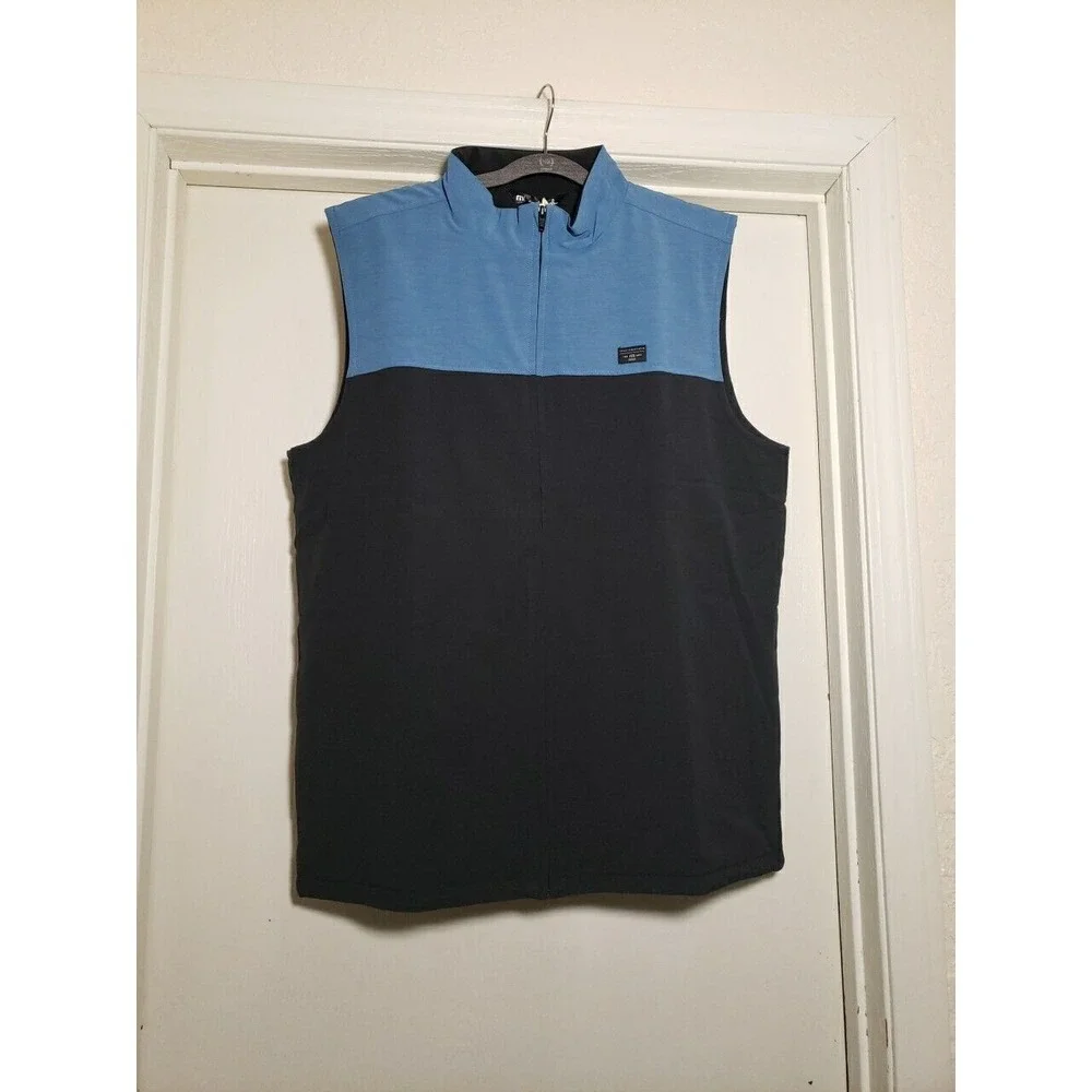Men's Travis Mathew Todos Santos Full Zip Vest Large Color Block Lightweight